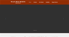Desktop Screenshot of brushwithwildlife.net
